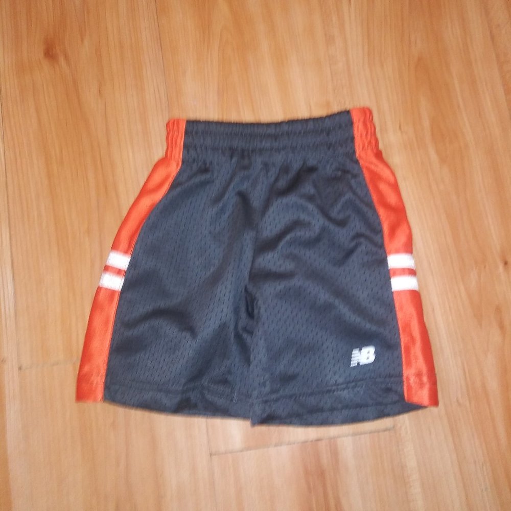 NB - Gray And Orange 12M Shorts